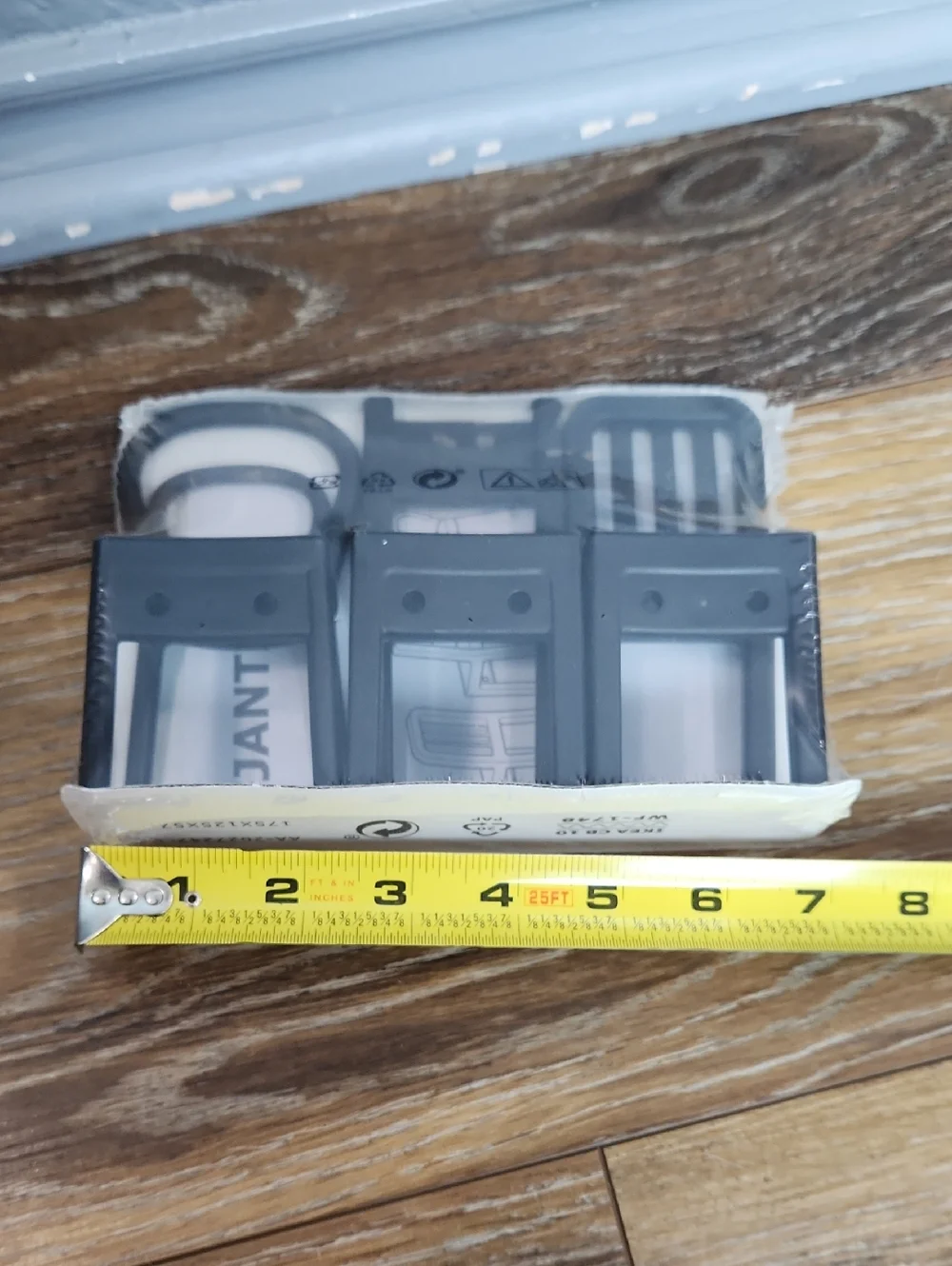 NWT Ikea Fjantig Black Mini Chair Wall Hooks